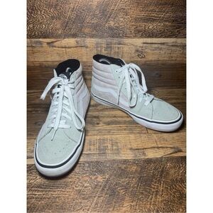 Vans Women's Sneakers in Light Gray and Pink